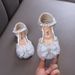 Lady Baby Girl Girl Princess Butterfly Diamond Single Shoe Leather Shoes Dance Show Shoes Sandals_vogvips.com