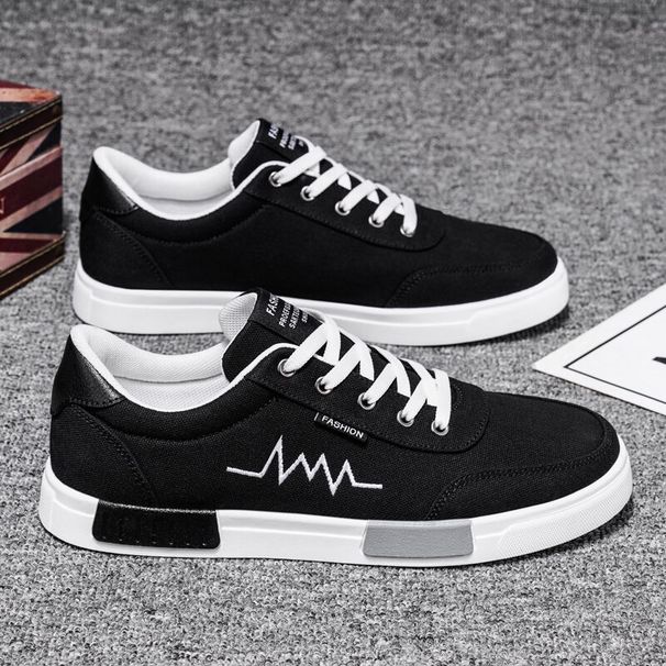 Canvas Men 2024 Spring New Casual Men's Low-top Sports All-match Flat Shoes_vogvips.com