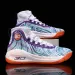 Men's High Top Basketball Shoes Breathable Wavy Print Sneakers Non Slip Cushioned Sports Trainers_vogvips.com