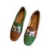 Slip-On Loafers For Women, Large Size Cloth Shoes, Wide Feet, Swollen Feet, Square Toe, Flat Shoes For Pregnant Women, Single Shoes, Mom Shoes_vogvips.com