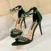 Luxury High Heel Sandals Women Summer Sexy Banquet High Heel Shoe Thin Heel Wedding ShoeWater Diamond Sandal Designer Women Shoe_vogvips.com