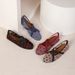 Exclusive Supply Of Mesh Hollow Breathable Flat Women's Shoes, 2026 New Model, Round Toe, Cross-strap_vogvips.com