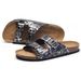 2025 Ruizu New Men's Cork Slippers Outdoor Women's Sandals Korean Style Couple Beach Shoes Trendy Student_vogvips.com