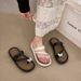 Shoes Women's Rhinestone Bow Flip Flops Casual Beach Wear Stylish Versatile Summer For Formal & Casual For Women_vogvips.com