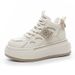 Women's Genuine Leather High-top 2026 Spring And Autumn New Breathable Warm Thick-soled Cotton Shoes Versatile Platform_vogvips.com