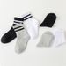 Lawadka 5Pai/set Boys Girls For Kids White Black Gray Cotton Children's Socks Student Sport Autumn New Sock 2 To_vogvips.com