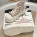 Thick-soled Casual Women's Shoes 2025 New Style Round-toe Lace-up Canvas Shoes_vogvips.com