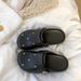 High-End Women's Studded Slip-On Sandals With Thick Soles For Summer Commuting And Everyday Wear_vogvips.com
