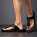 Men's Flip Flops For Summer Wear, Soft Soled Sandals With Clip On Feet, Non Slip Men's Wear-resistant Beach Sandals,_vogvips.com