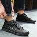 Spring And Autumn Martin Boots New Bean Casual Business Men's Large Sewn Leather Shoes With Velvet_vogvips.com