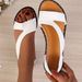 Roman-style Large-size Peep-toe Flat Sandals 2025 New Open-toe Cross-border Women's Shoes European And American Style_vogvips.com