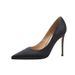 Women's Black Pointed Toe Stiletto Pumps - Classic Style High Heels (Wide Width Available)_vogvips.com