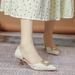 2025 New Peep Sandals For Women Mid Summer Pointed Toe Stiletto Fairy Style Small High Heel Fashion Hollow Single Shoes_vogvips.com