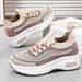 Mom Shoes Platform Casual Style Women's Shoes Heightening Shoes Mesh Breathable Women_vogvips.com