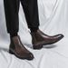 European Warm Series 2025 Spring New Martin High Top Leather British Style Ankle Boots Formal Casual Trendy Large Size Men's Shoes_vogvips.com