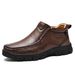 Men's Casual Shoes Short Boots Outdoor Casual Men's Boots Trendy Leather Casual Leather Shoes Men's Shoes_vogvips.com