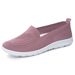 Old Beijing Cloth 2025 New Women's Breathable Flat Single Slip-On Soft Sole Mom Casual Shoes_vogvips.com