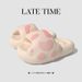 Cute Pet Cat Paw Slippers For Women, Summer Indoor Home Use, Thick Sole Bathroom Non-Slip Bathing Sandals, Parent-Child_vogvips.com