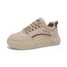 2025 Spring New White Korean Edition Ins Women's Versatile Student Thick Soled Sports Board Casual Shoes Women Sh506_vogvips.com