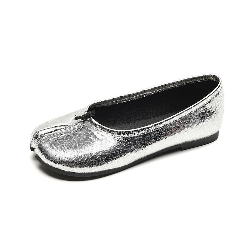 Flat Shoes Children's Shallow Mouth Versatile One-pedal Soft-soled Single Shoes Sub-toed Pig's Trotter Shoes_vogvips.com