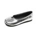French Single Shoes Women's Flat-soled Shallow-mouth Horseshoe Shoes Fashion One-pedal Soft-soled Pig's Trotters Split-toe Shoes_vogvips.com