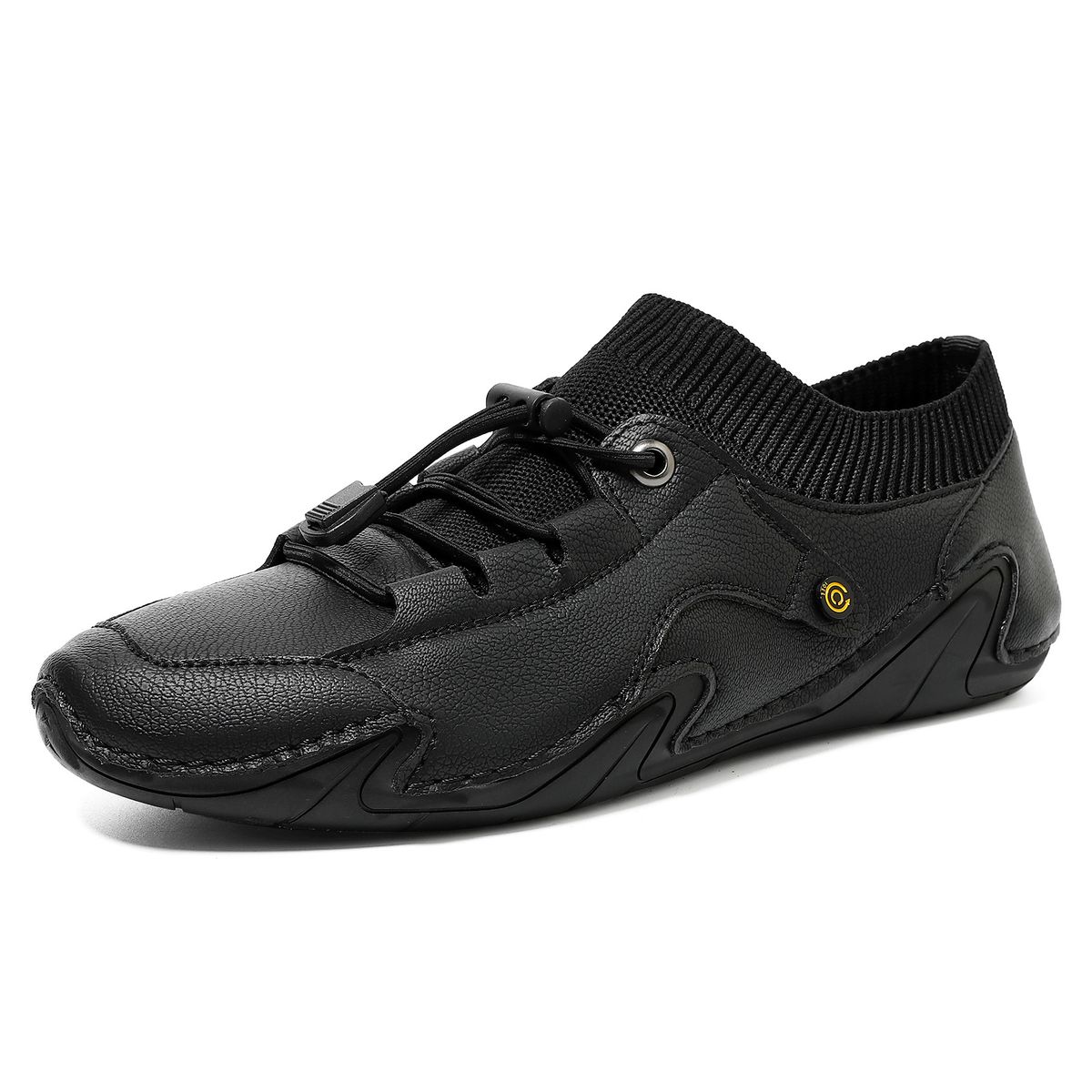 Men's Casual Leather Shoes Men's Soft-soled Octopus Outdoor Driving Shoes Men's Comfort_vogvips.com