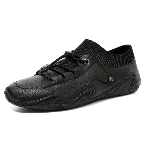 Men's Casual Leather Shoes Men's Soft-soled Octopus Outdoor Driving Shoes Men's Comfort_vogvips.com