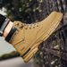 European Warm Series Autumn Leather Waterproof 2025 Trendy New High-top Workwear Motorcycle Men's Martin Boots_vogvips.com
