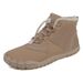 Five-finger Cotton Shoes Outdoor Snow Boots Men's And Women's Velvet Warm Boots Wear-resistant Non-slip Thickened Couple Shoes_vogvips.com