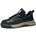 High-top Shoes For Men, Autumn New Soft Cowhide Ultra-light Sports Casual Leather Shoes, Thick Sole Non-slip Slip-on_vogvips.com