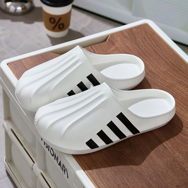New Shell Toe Outdoor Closed-Toe Beach Sandals Couple Trendy Soft Sole Cool Slippers Men EVA_vogvips.com