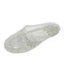 Charming Shark's New Fashionable Spring Colorful Dot Closed-toe Slip-on Casual Flat Sandals For Indoor And Outdoor Wear_vogvips.com