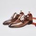 Pointed Toe 2024 New British Style Double Buckle Monk Men's Business Formal Shoes Genuine Leather Office_vogvips.com