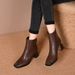 Square Toe British Martin Boots For Women, Versati Autumn And Winter High Ank Boots, Chunky Heel 2024 New French_vogvips.com