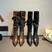 9800-2 Petite Pointed Toe New Thin Heel High Tube Long Fashion Leather Women Boots_vogvips.com