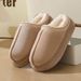 New Autumn Winter Lace Fashion For Men And Women Couples Indoor Outdoor Warm Cotton Slippers_vogvips.com