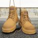 European Warm Series Martin Autumn Men's 2025 New Winter British Style Sports Casual Work Mid-Top Leather Boots Waterproof Trendy Shoes_vogvips.com