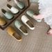 Breathable Hollow Women's Doudou Shoes Soft Sole Soft Surface Woven Fabric Comfortable Flat Sole Single Shoe_vogvips.com
