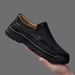 2026 Spring And Autumn Business Casual Shoes For Men, Large Size Hand-Stitched Shoes, Trendy Men's Slip-On Shoes, Men's_vogvips.com