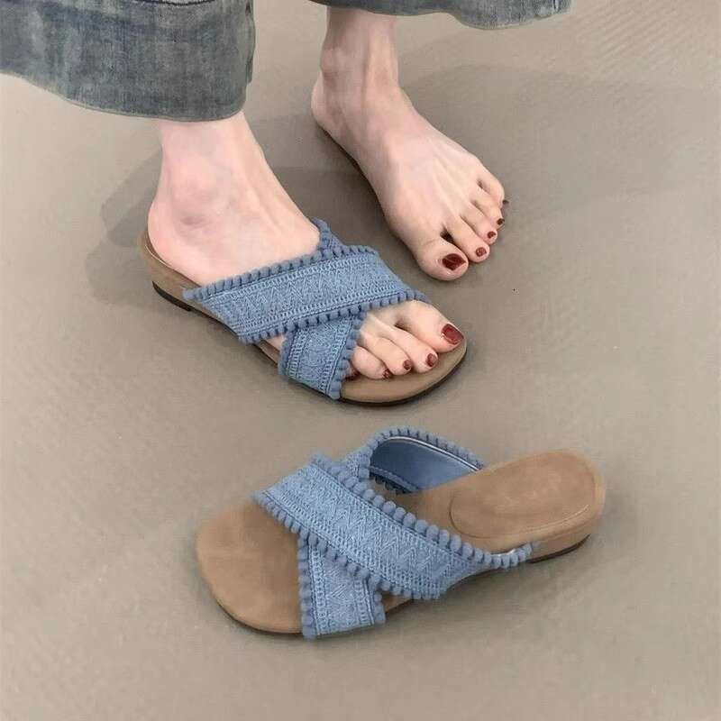Sandals Women Summer Slides Work Footwear Pool Arch Support Flexible Waterproof Breathable Luxury Shoes_vogvips.com