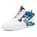 Men's New Autumn White Korean Version Trendy High Top Board Teenagers Casual Sports Trend Shoes For Men_vogvips.com