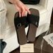 Square-Buckle Woven Strap For Men And Women: Outdoor, Non-Slip, Versatile, Thick-Soled Summer Beach Sandals_vogvips.com