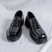 Men's Leather Slip-On Loafers Business Casual Formal Shoes Square Toe Trendy 20155-R_vogvips.com
