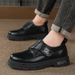 2025 Spring Summer New Breathable Slip-On Wedding Groom Men's Casual Leather Shoes British Style Formal_vogvips.com