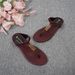2026 Summer New Round Head GJ Decorative Open Toed Non Slip Outdoor Slippers Flat Bottom Women's Beach Solid Color_vogvips.com