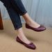 Foreign Trade Cross-Border Spring Summer Egg Roll 2025 Casual Soft Sole Shallow Mouth Single For Pregnant Women Bowknot_vogvips.com