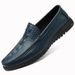 Crocodile Pattern Casual Leather Shoes Men's Soft-soled Foot Cover Lazy Beanie Shoes Driving Shoes Dad Shoes_vogvips.com