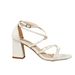 Thick Bottom High Heel Women's Sandals 2025 Spring Large White Square Head One Line Open Toe Sexy Sandals_vogvips.com
