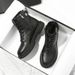 Martin Women British Style 2023 Autumn Winter New Short Boots For Female Students Korean Version Thick Sole Fleece Lined_vogvips.com