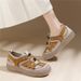 Spot Leather New Sandals Women's Summer Breathable Hollow Outdoor Casual Beach Shoes Non-slip Soft Bottom Hole Women's Shoes_vogvips.com